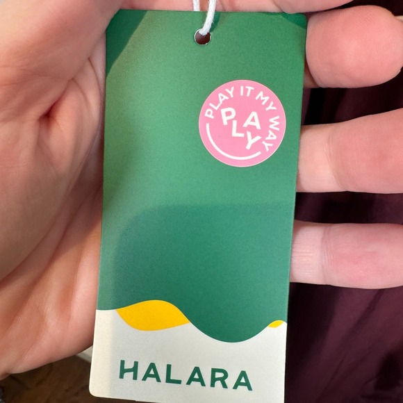 Halara Breezeful Backless Wide‎ Leg Quick Dry Jumpsuit Amaranth Size Medium - Picture 9 of 11